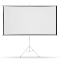 60英寸16.9 白塑 投影仪户外直投白天抗光家用移动便携式简易落地免打孔幕