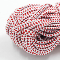 白绳红点[3mm粗 10米] 老式圆形松紧带高弹力松紧绳裤子衣服橡皮筋儿童黑色细跳皮筋绳子