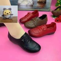 黑色[纯皮软底] 运费险 35 [标准尺码] 千里顺鞋坊霏霏家女鞋松紧带平底妈妈鞋软底软面女鞋606玉青鞋店