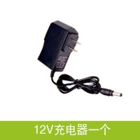12V充电器一个 瓷砖平铺机三角形锂电池电源线充电器12v大容手电转钻座充非