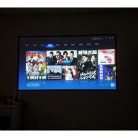 84寸4:3简易1.71*1.28 白塑 投影幕 便携84/100/120/150寸家用投影仪屏幕布 KTV专用