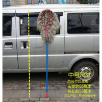 加厚小号无杆一把(五把) 编织袋塑料丝大扫把室外马路工厂环卫笤帚加长加宽工地户外扫加大