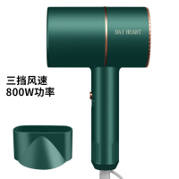 翡翠绿[基础版]1000万负离子 800W 德国电吹风机家用宿舍负离子护发滋润大功率速干大风力折叠风筒