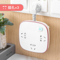 方形 无usb 转换器(不可收纳) 可收纳带线圆盘插座带usb伸缩电源线智能创意多孔学生宿舍接线板