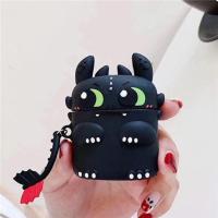 苹果1代2代耳机壳 单挂钩 airpods苹果蓝牙耳机套airpodspro保护壳1/2/3代软硅胶可爱皮卡丘