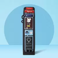 印花黑色暴力熊 送挂绳 适用于丫ooz mini 柚子硅胶套保护套柚子迷你印花保护套柚子mini