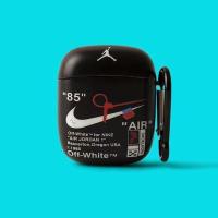 倍思W04/W04Pro 黑底飞人对勾 BASEUS倍思w04耳机套w04保护套w04pro保护壳w04pro无线蓝牙耳