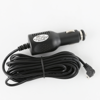 2.5A 7寸屏以上单镜头/双镜头 行车记录仪线电源线插头车充线连接线车载导航仪包黑子通用线