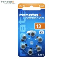 瑞士Renata电池 锌空气电池 助听器电池 ZA13 PR48纽扣电池德国产