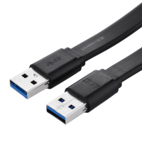 镀锡 扁线 0.5m USB3.0数据线公对公移动硬盘数据线散热器连接线1米1.5米2米