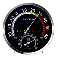 TH302黑色(详图可咨询客服发送) TH306家用温湿度计高精度室内干湿温度湿度表精准空气测温计