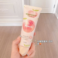 T84-水蜜桃护手霜 赫瑞丝水蜜桃味烟酰胺滋润保湿樱花清爽留香补水嫰白防干裂