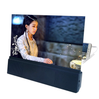 全屏内置音响蓝光升级款 全屏手机屏幕放大器内置音响音箱高清投影仪12英寸懒人支架护眼宝