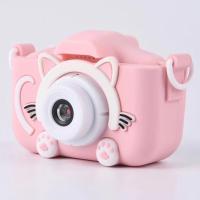 猫咪粉-2400W单摄[拍照录像]无 需自己购买内存卡 拍立得相机学生款便宜ins傻瓜相机小型可爱彩色胶卷胶片非一次性