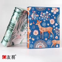 樱花鹿 6寸过塑200张 相册影集大6寸相册本插页式2x00张盒装4D家庭宝宝成长册纪念册
