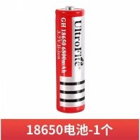 18650尖头-1节 18650锂电池可循环充电3.7伏大容量6800毫安容量强光手电筒激光笔