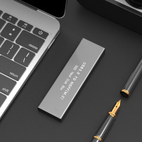 白色 M.2NGFF移动硬盘盒转USB3.0高速移动硬盘盒子SSD读取外置壳直插