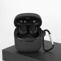 [黑色 +送挂钩]铁三角ATH-CK3TW保护套 铁三角蓝牙耳机保护套铁三角耳机盒保护套ck3tw保护套Audio Te