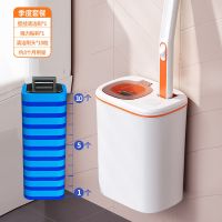 清洁刷+10枚头[自动开盖] 一次性马桶刷套装卫生间清洁无死角家用神器可抛替换头洗厕所刷子