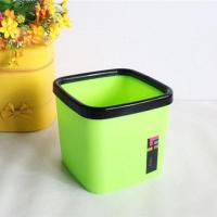 小号绿色 小号桌面迷你垃圾桶韩式创意懒人床上茶几餐桌子上用的小型简约篓