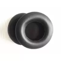 黑色蛋白皮一对 替用 适用AKG K550 K551 K240S K290 K340 K242耳机海绵套耳垫加厚耳套