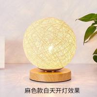 [特价麻球] [按钮开关]+[单色LED] 台灯卧室床头灯中式简约创意现代学习护眼温馨浪漫结婚婚庆礼物