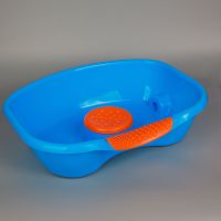 蓝色洗头盆[6件套] 平躺洗头盆卧床病人用大人老人儿童月子孕妇床上护理洗头神器家用