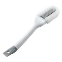 软毛鞋刷[白色] 鞋刷子不伤鞋清洁多功能洗鞋专用刷家用长柄板刷涮子软毛刷子鞋刷