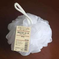 沐浴球本白色 沐浴球浴花球成人不散大号高档洗澡浴球沐浴花泡泡