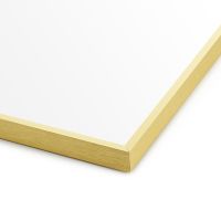 纳米金 40*60 卫生间镜子免打孔大镜子贴墙防爆挂墙全身落地宿舍自粘铝合金边框