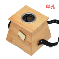 单孔 艾灸盒4cm大孔随身灸艾灸仪器家用竹制同仁堂熏蒸仪雷火灸盒木制