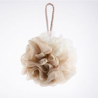 三色浴花/象牙白 大号日本洗澡巾泡澡成人搓背沐浴球澡花球泡沫搓澡巾韩版可爱柔软