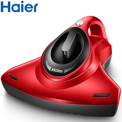 海尔(Haier)除螨仪ZB401G 豪迈红 家用床铺除尘除螨机紫外线杀菌 小型吸尘器