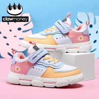 CLAW MONEY女童运动鞋2022春季新款童鞋超轻儿童跑步鞋子学生休闲