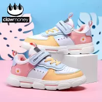 CLAW MONEY女童运动鞋2022春季新款童鞋超轻儿童跑步鞋子学生休闲