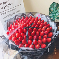 草莓花束99颗草莓鲜花同城速递