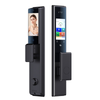 智贝勒ZHIBEILE F10掌静脉内外双彩屏CNC精雕人脸识别智能锁