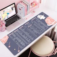 龙觇 鼠标垫超大ps办公快捷键大全电脑键盘软垫子桌面桌垫女excel