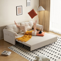 芝華仕(CHEERS)芝华仕现代简约科技布多功能可伸缩沙发床小户型客厅家用6305