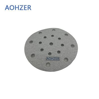 AOHZER 背绒砂纸180目150mm17孔 AZ-82800 100片 盒