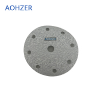 AOHZER 背绒砂纸120目150mm9孔 AZ-82100 100片 盒