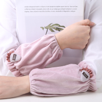 希艺欧时尚袖套短款防污能力强穿戴方便 颜色图案随机