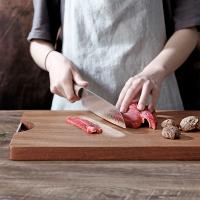 希艺欧家庭品质切菜厨房家用高级乌檀木砧板40*28*2.5cm