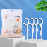 CEO/希艺欧优质顺滑呵护牙龈袋装牙线100支/袋 拍一发二