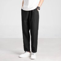 满速裤子男士2022春秋新款韩版修身男生卫裤百搭宽松休闲裤九分裤