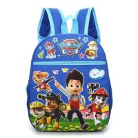 学前班033汪队浅蓝 幼儿园书包卡通男童学前班汪3-4-5岁双肩背包儿童可爱小书包