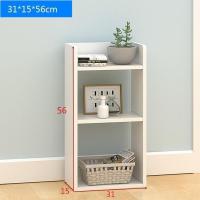 简易款(无后背板) 书架落地客厅柜子置物架卧室简易收纳架简约家用学生小书柜格子柜