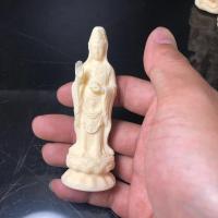 小转轮观音 观音菩萨摆件象牙果雕刻家居供奉书桌墙柜装饰品开业送礼必选佳品