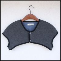 黑边深灰 M(80-100斤) 加绒护肩膀坎肩男肩周炎保暖护肩神器中老年睡觉防寒空调房月子女