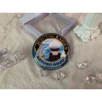 五条悟 58mm(马口铁) 正版)bilibili咒术回战周边5t5烫金徽章五条悟虎杖悠仁伏黑惠吧唧